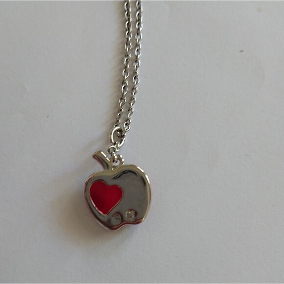 Swarovski apple and heart necklaces - Picture 4 of 6